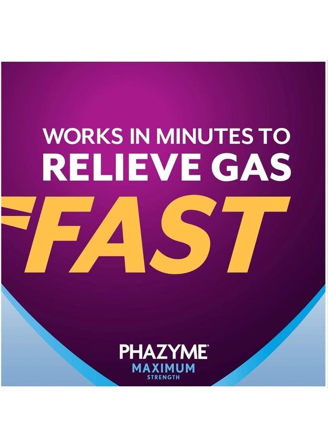 Phazyme Maximum Strength Gas and Bloating Relief, 250 mg Simethicone, 36 Fast Gels - Image 3
